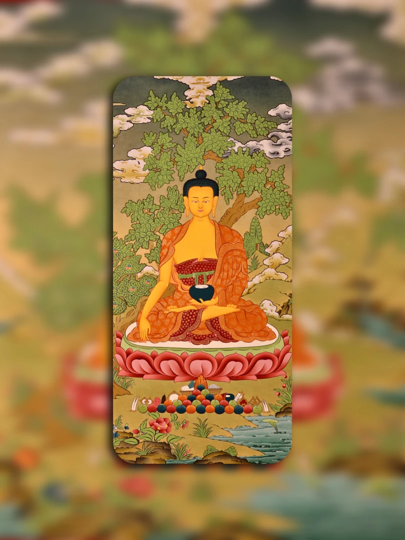 原创壁纸 手机壁纸 唐卡高清图