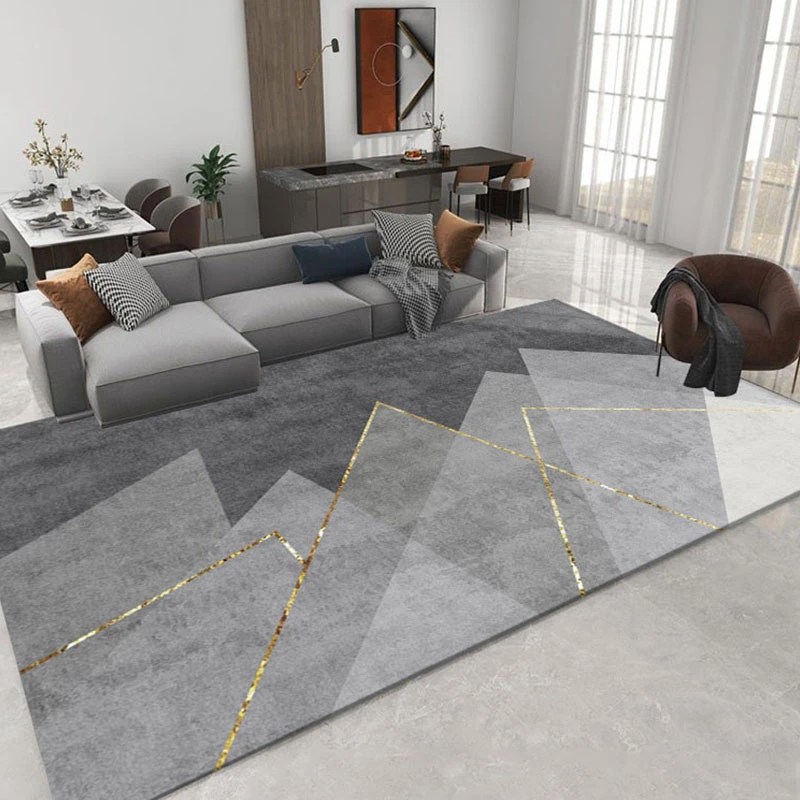 宝格鸟北欧客厅高级地毯毯卧室免洗地垫家用卧室沙发床边客厅地毯