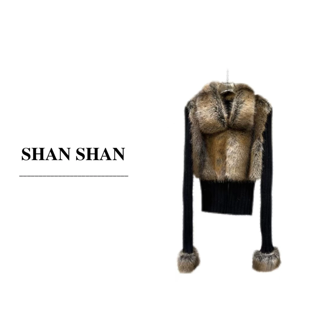 SS姗姗女款气质轻奢时尚设计师秋冬冬季针织衫21160728