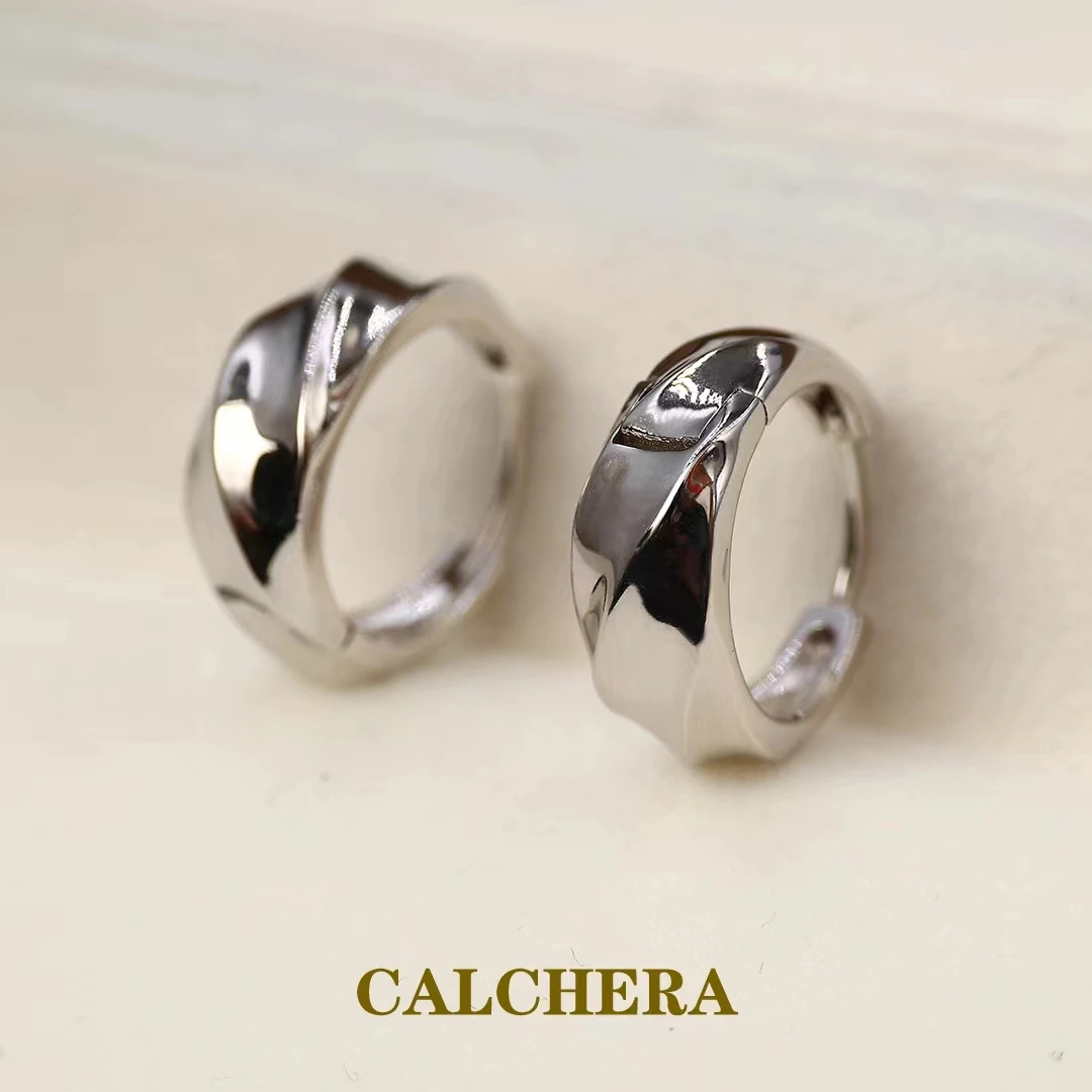 925银耳饰 潮妈新款   925银镀白金耳扣