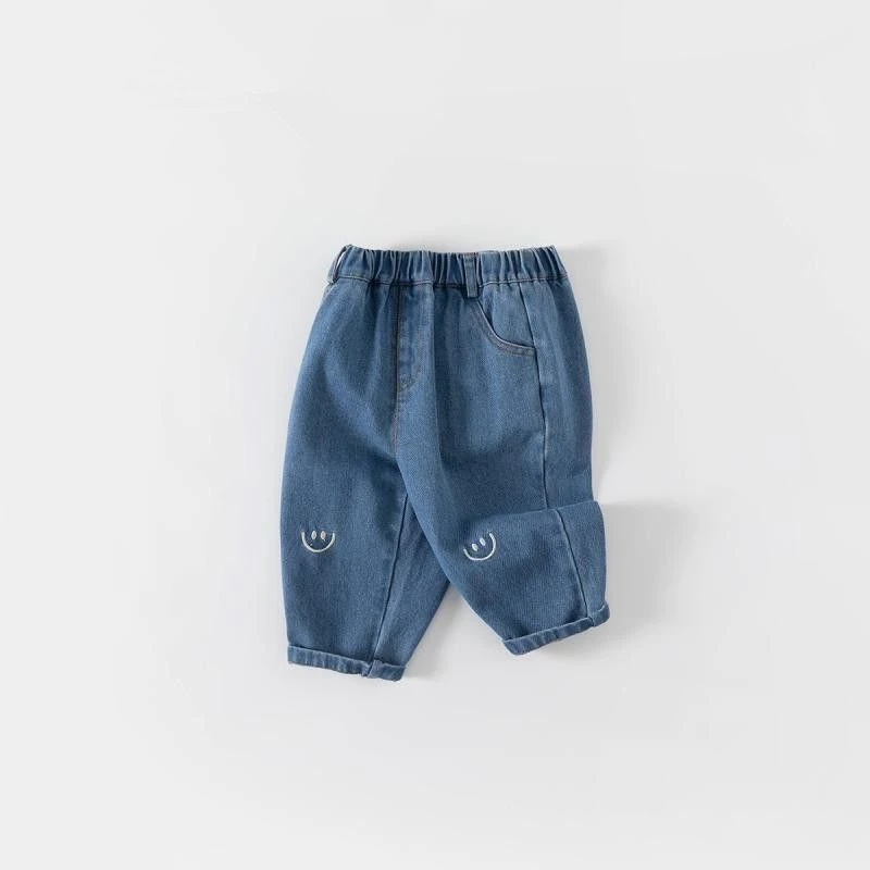 【咕噜】童装男童秋装裤子2023新款儿童春秋款牛仔裤中大童秋季男