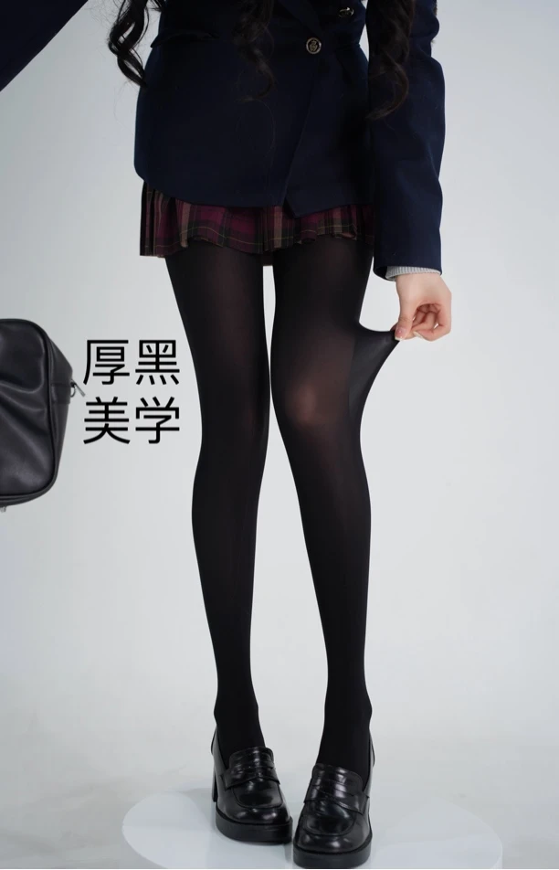 “面膜袜”厚黑美学肤色水光感连裤袜显瘦网红微透袜子