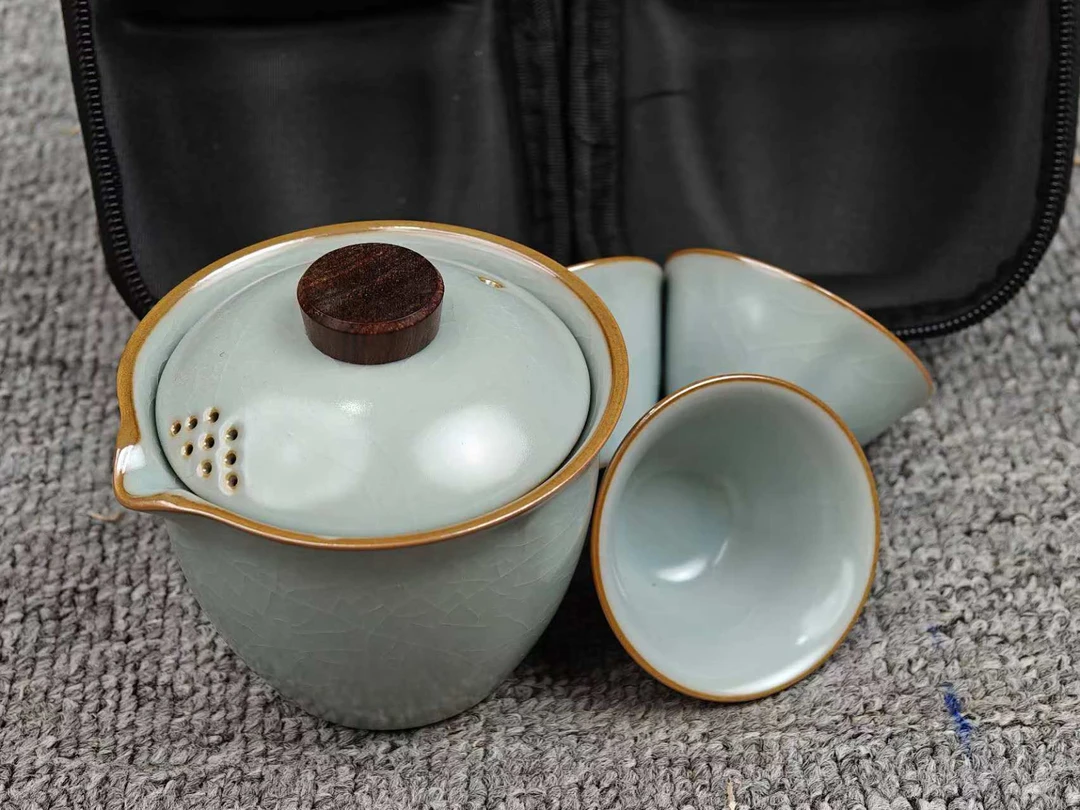 汝窑三杯旅行套D11