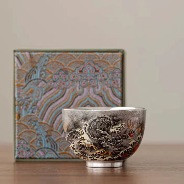 黑龙 鸡心杯  礼盒Y14