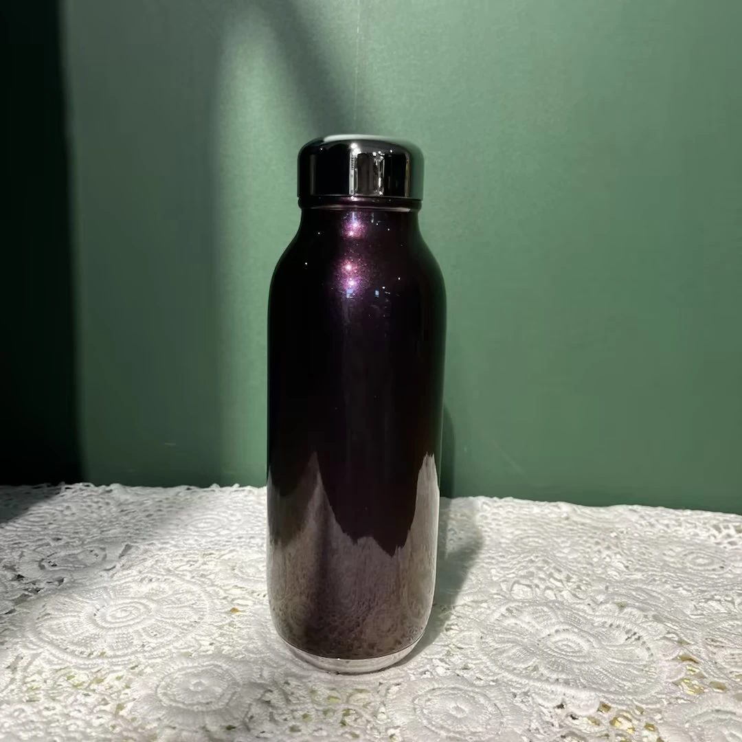 【WB】028暗夜深紫 400ml 不锈钢保温杯带茶隔