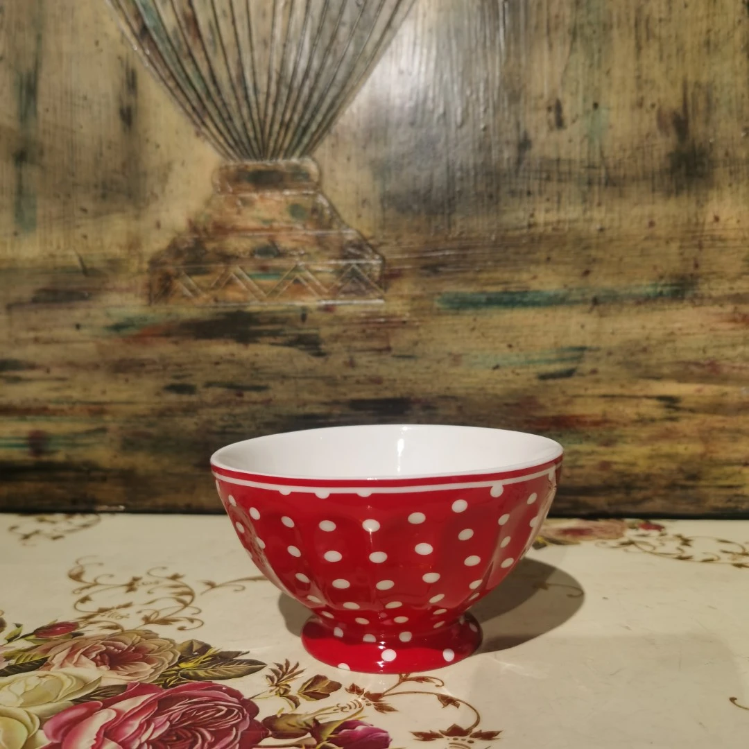 【GG家】01 PENNY RED红潘妮11.5*6.3cm 碗拍一发一 高温瓷釉中彩