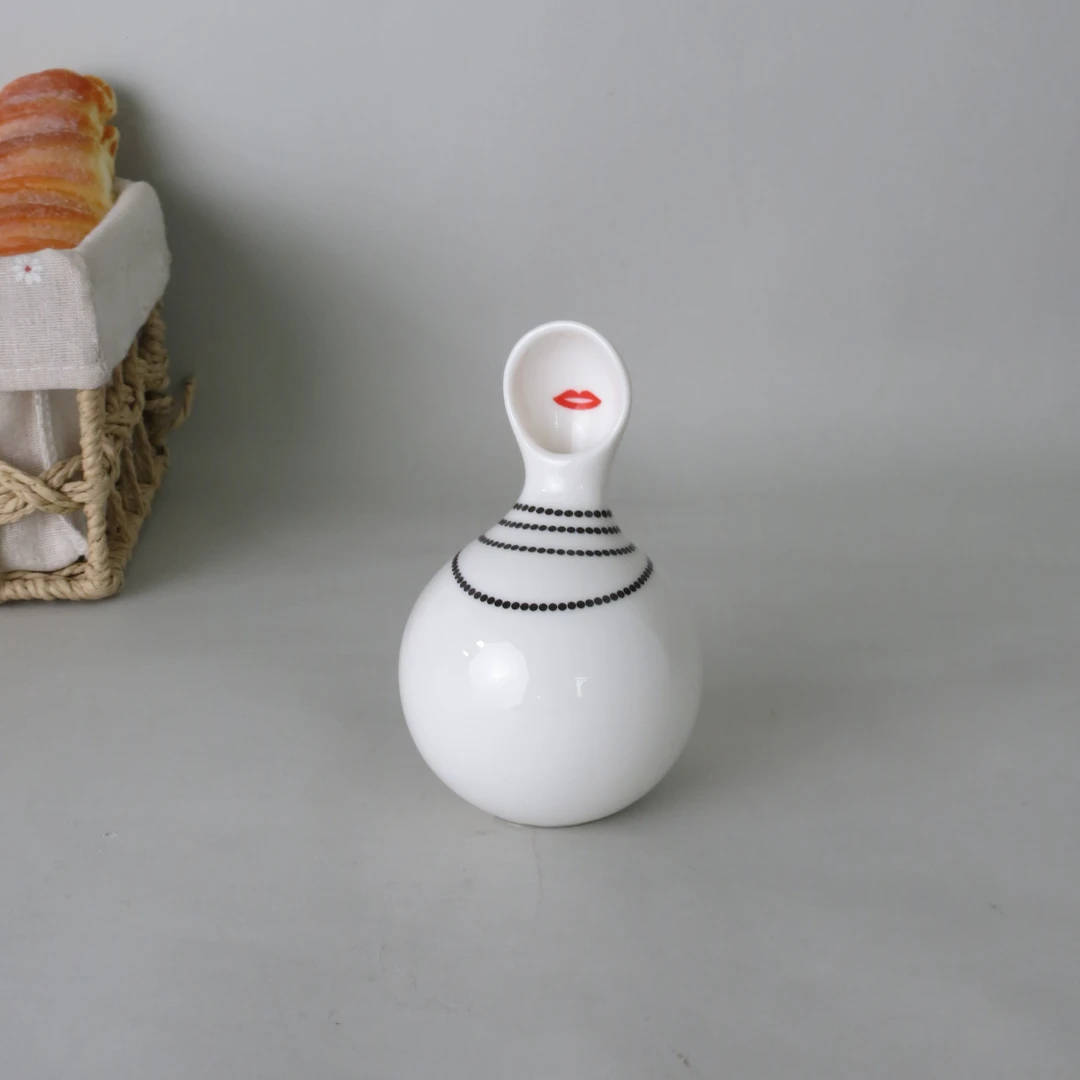 【老唯家】红唇 调料罐 高温瓷