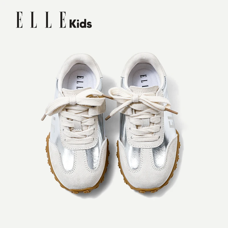 ELLE KIDS儿童运动鞋2025新款女童休闲鞋软底透气男童德训鞋