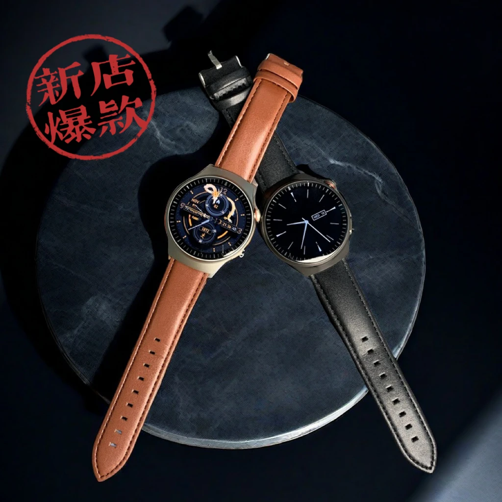 -2月-蛇年新款六大健康智能手表语音助手可接打电话运动NFC门禁卡