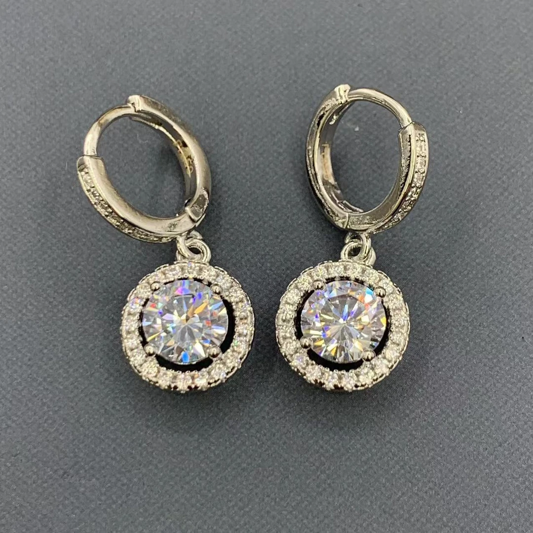 【斯里兰卡的宝藏】SM015耳环1ct+1ct