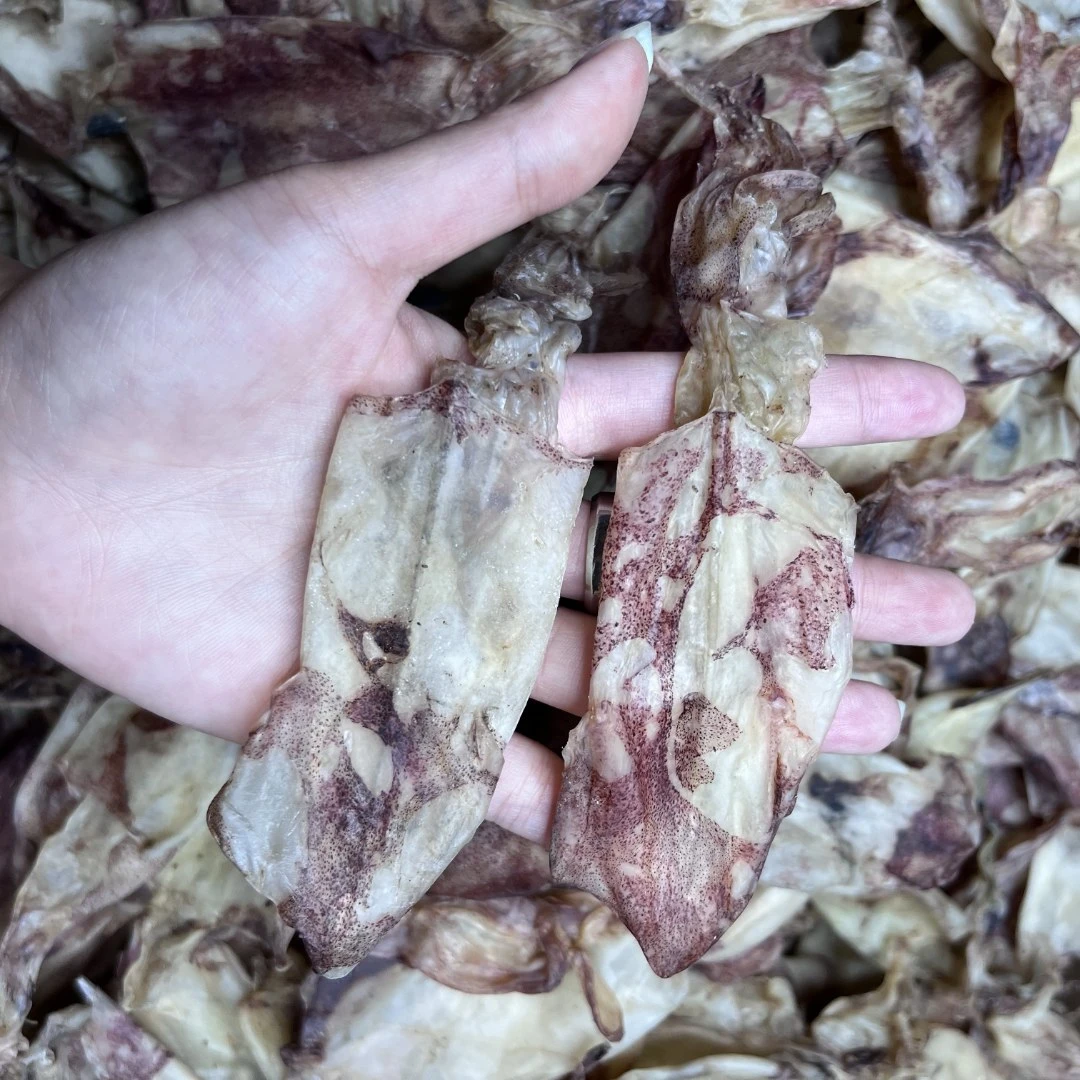 阳江特产 当地自晒鱿鱼筒 吹筒仔 淡晒干货