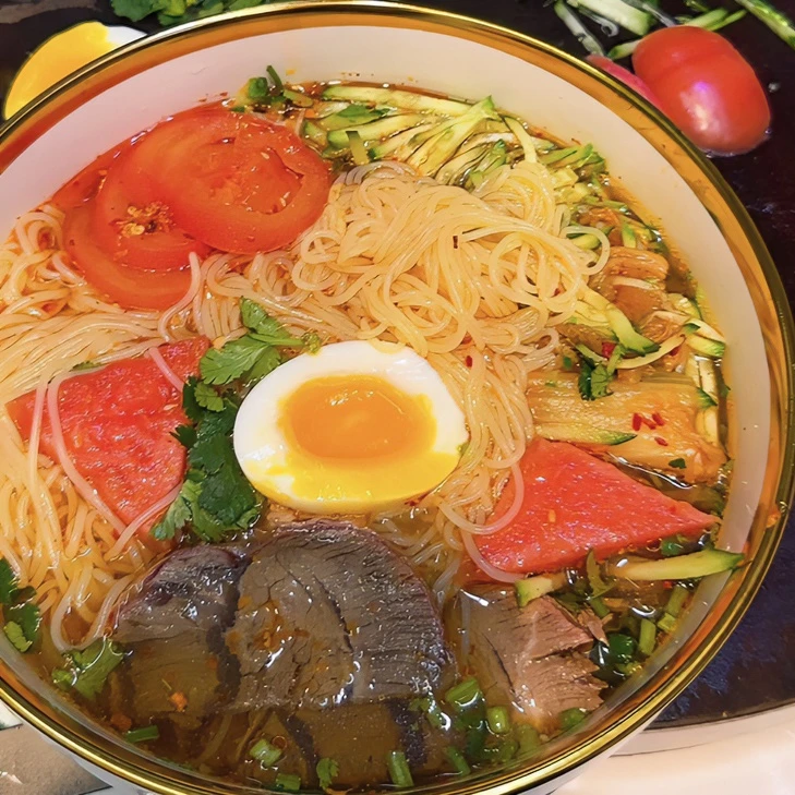 T琦安冷面8袋梅河口朝族冷面 大碗三包料真空包装酸甜口