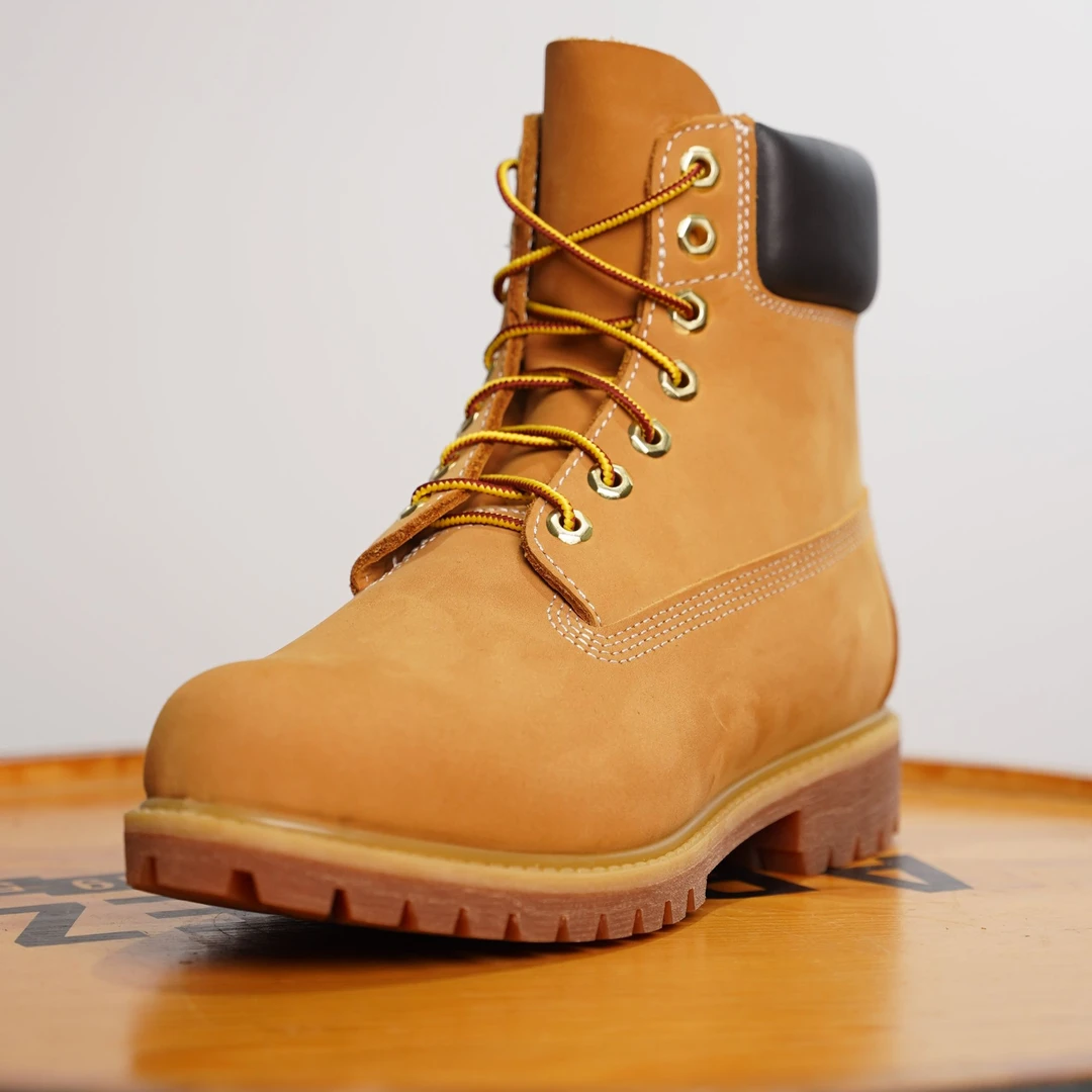 注塑一体10061工装大黄靴 男女经典复古头层牛皮橡胶大底防磨耐造
