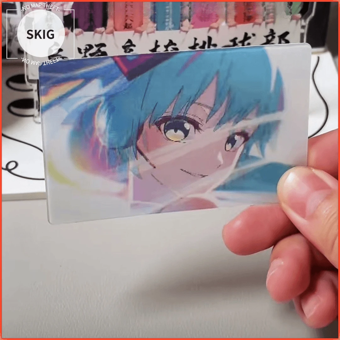 初始之音光栅卡初音未来高颜值创意周边创意装饰二次元周边光栅卡