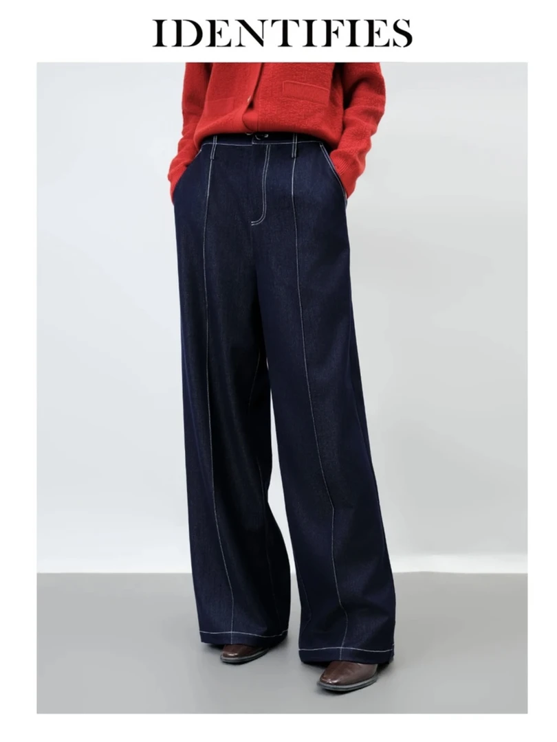 易缔媤阔腿裤D13459E5004