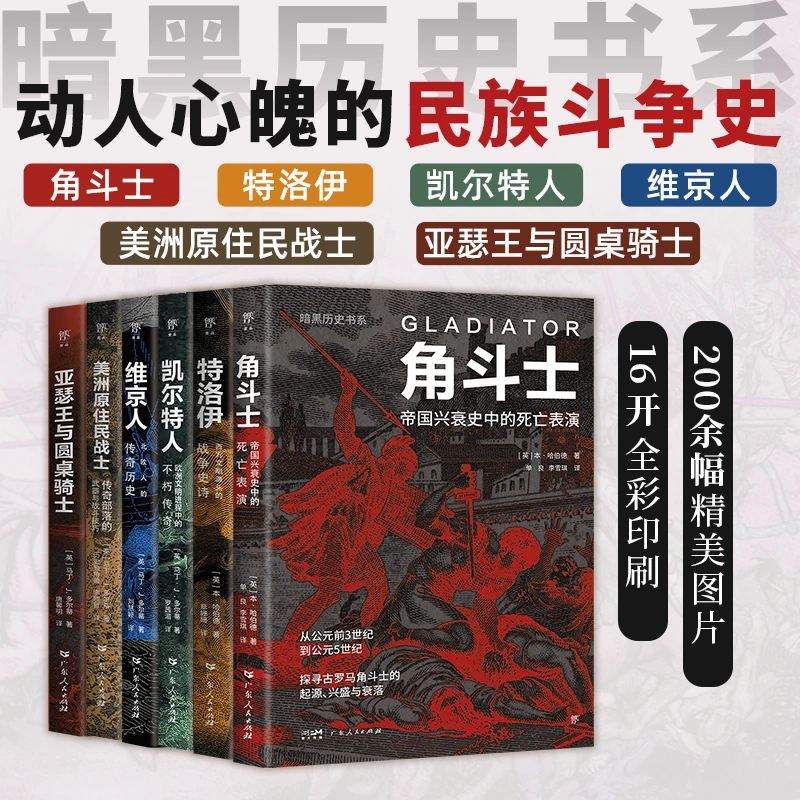 暗黑历史书系 纸上纪录片图文轻历史 维京人凯尔特人特洛伊亚瑟王