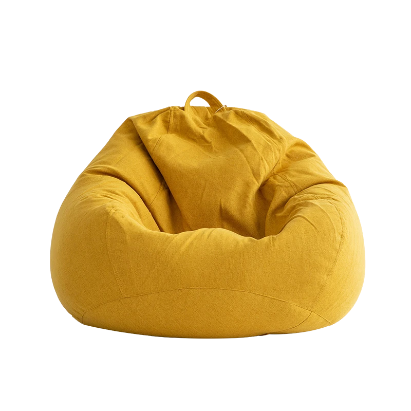 豆袋型懒人沙发玉米黄