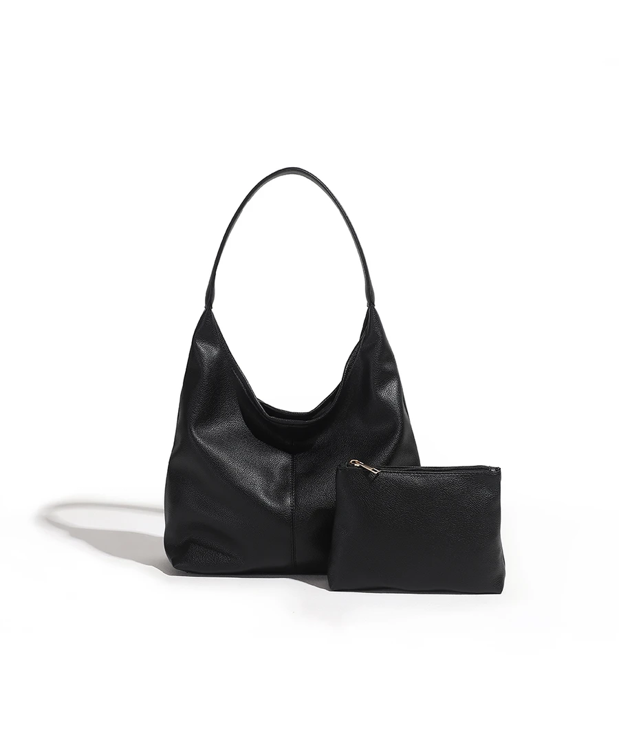 2025新款时尚简约休闲大容量腋下包包气质小众托特包女纯色单肩包