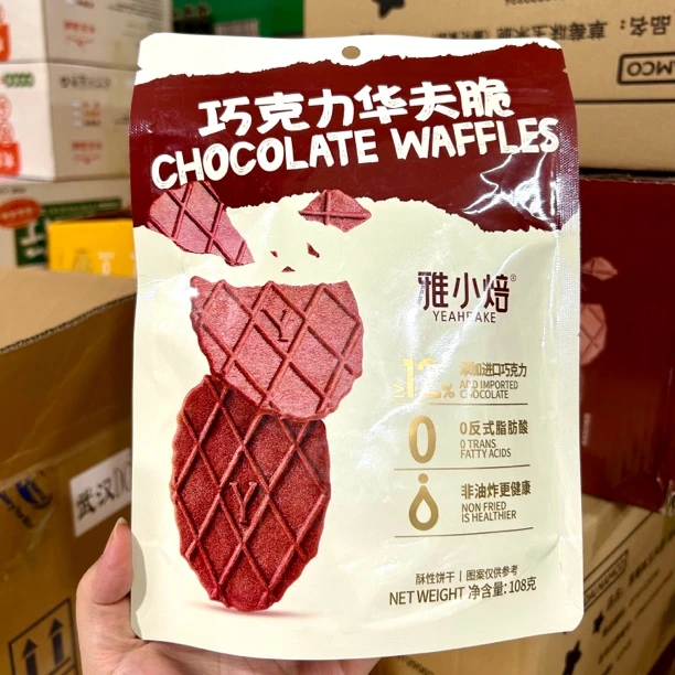 雅小焙华夫脆108g 日期至2025年10月18-26年3月