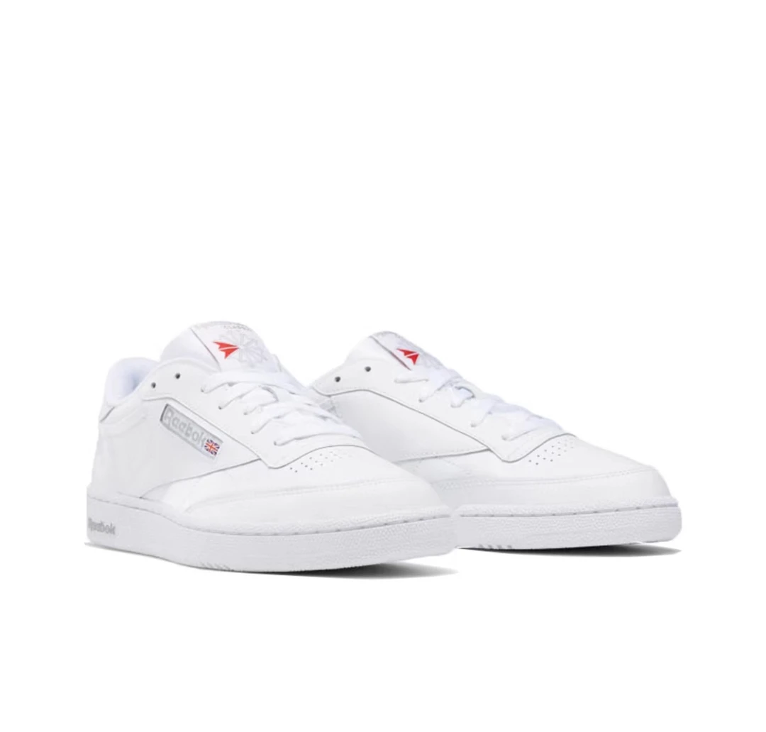Reebok/锐步 男女同款club c 低帮舒适休闲百搭简约板鞋AR0455