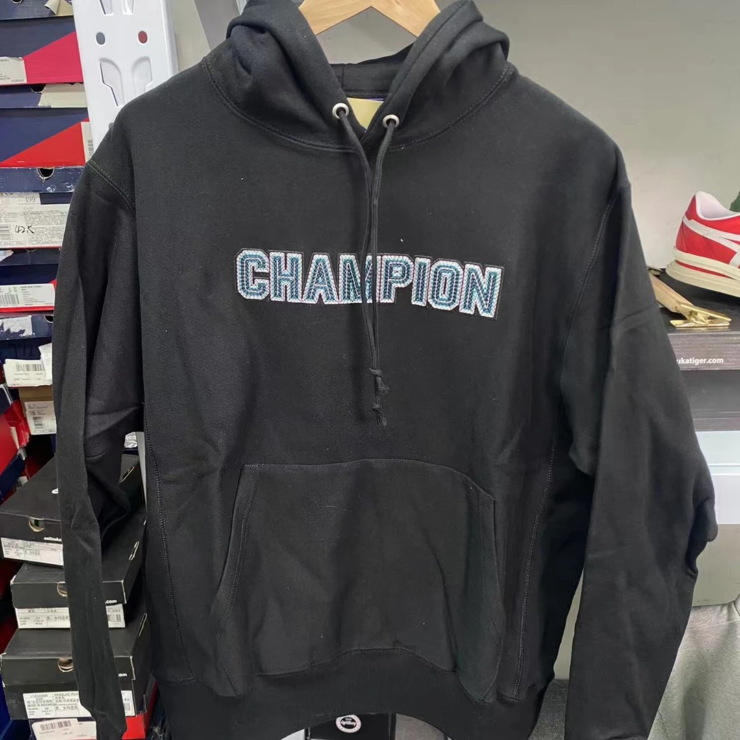 CHAMPION冠军 加绒连帽休闲卫衣GF89HY07718-AG4N