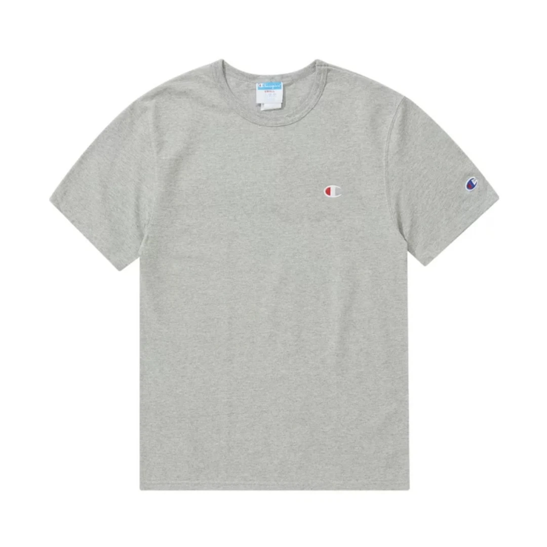 CHAMPION冠军 刺绣小标圆领净版T恤T8533G