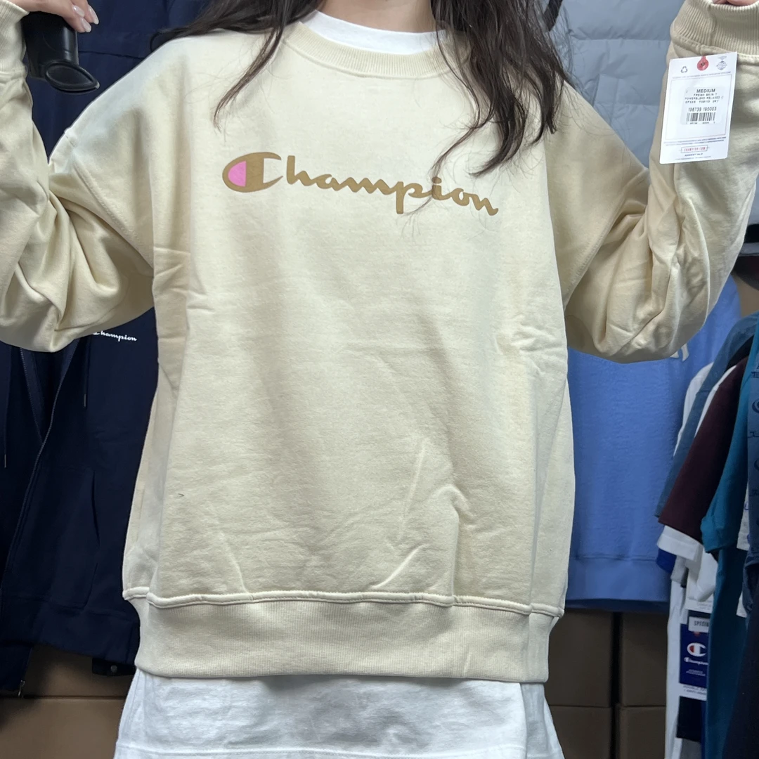 Champion/冠军 海外版女款针织长袖圆领卫衣 WL7270549302