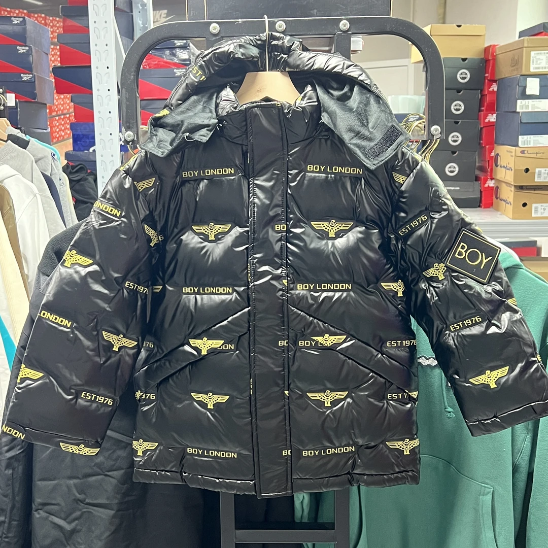 BOY LONDON 儿童百搭时尚保暖连帽冬季羽绒服 J2144KL901902