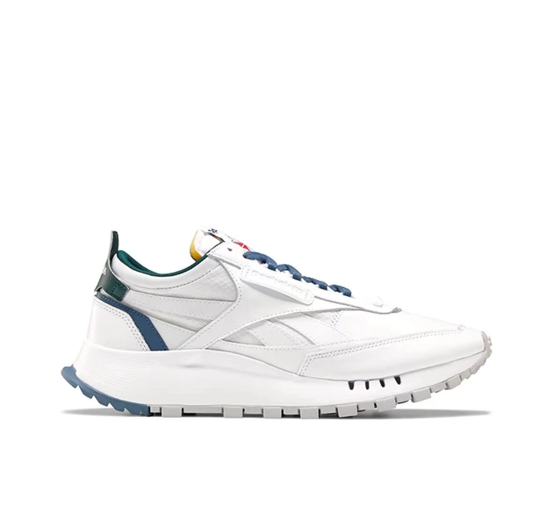 Reebok/锐步 白色百搭透气复古低帮缓震休闲运动鞋跑步鞋  FY7553