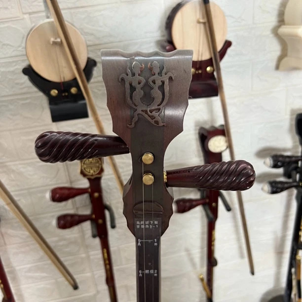 河南曲剧曲胡顺丰黑檀木紫檀木新款全套包邮