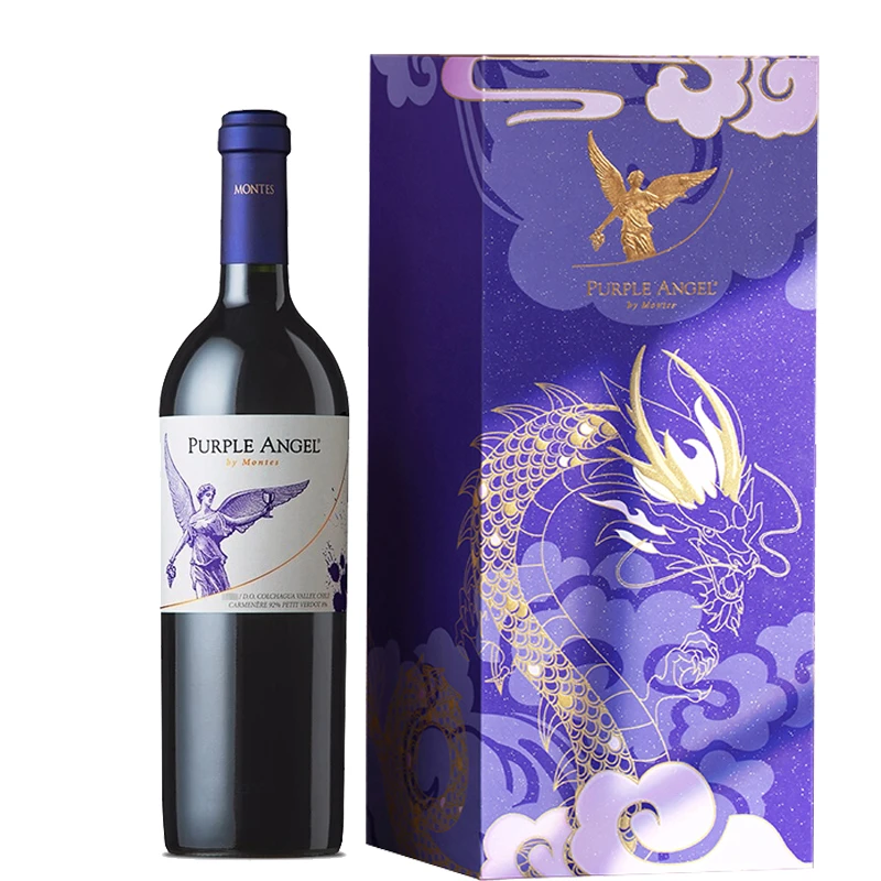 智利进口 紫天使干红葡萄酒750ml 2020年份商务宴请日常产区