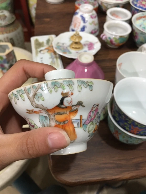 纯手工手绘小杯子