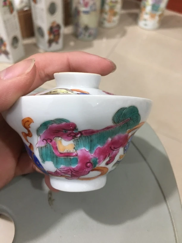 纯手工手绘小杯子