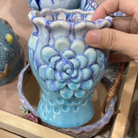 陶瓷20CM以下Q323绿