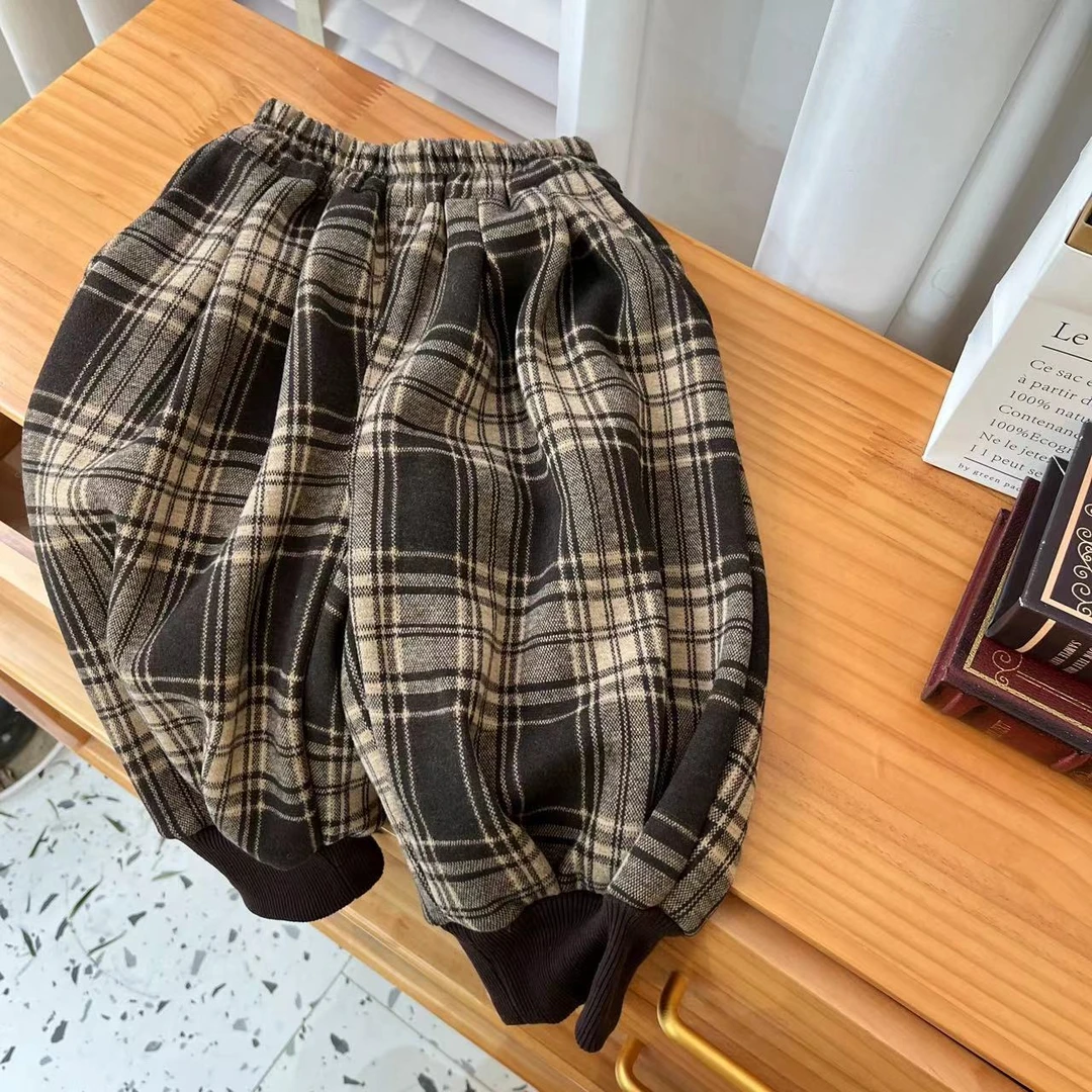 2023秋冬新款儿童151裤子加绒加厚