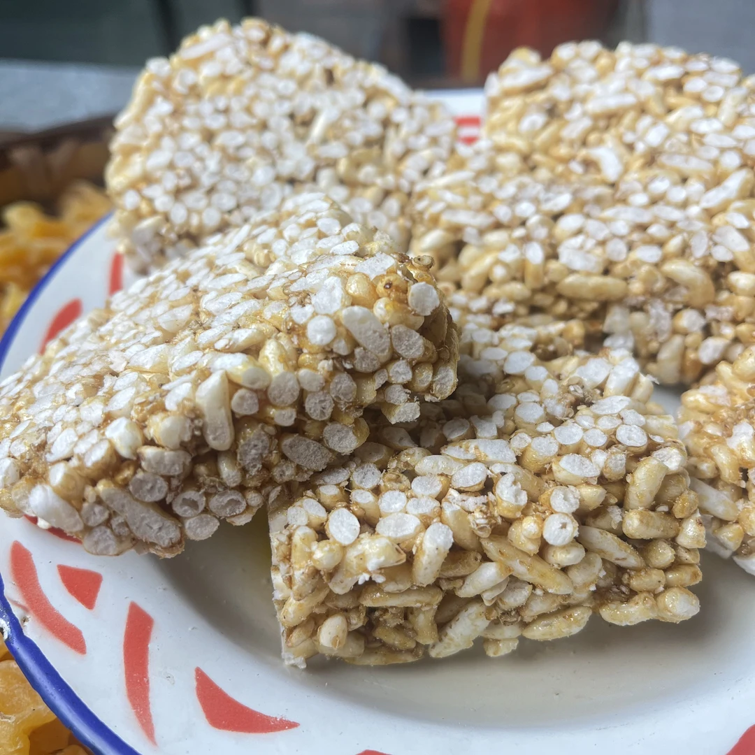 陕南红薯糖米花糖250g老式传统手工糕点