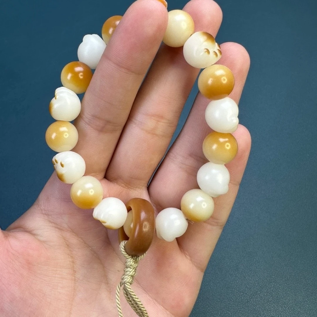 白玉菩提手串精美简单百搭简约