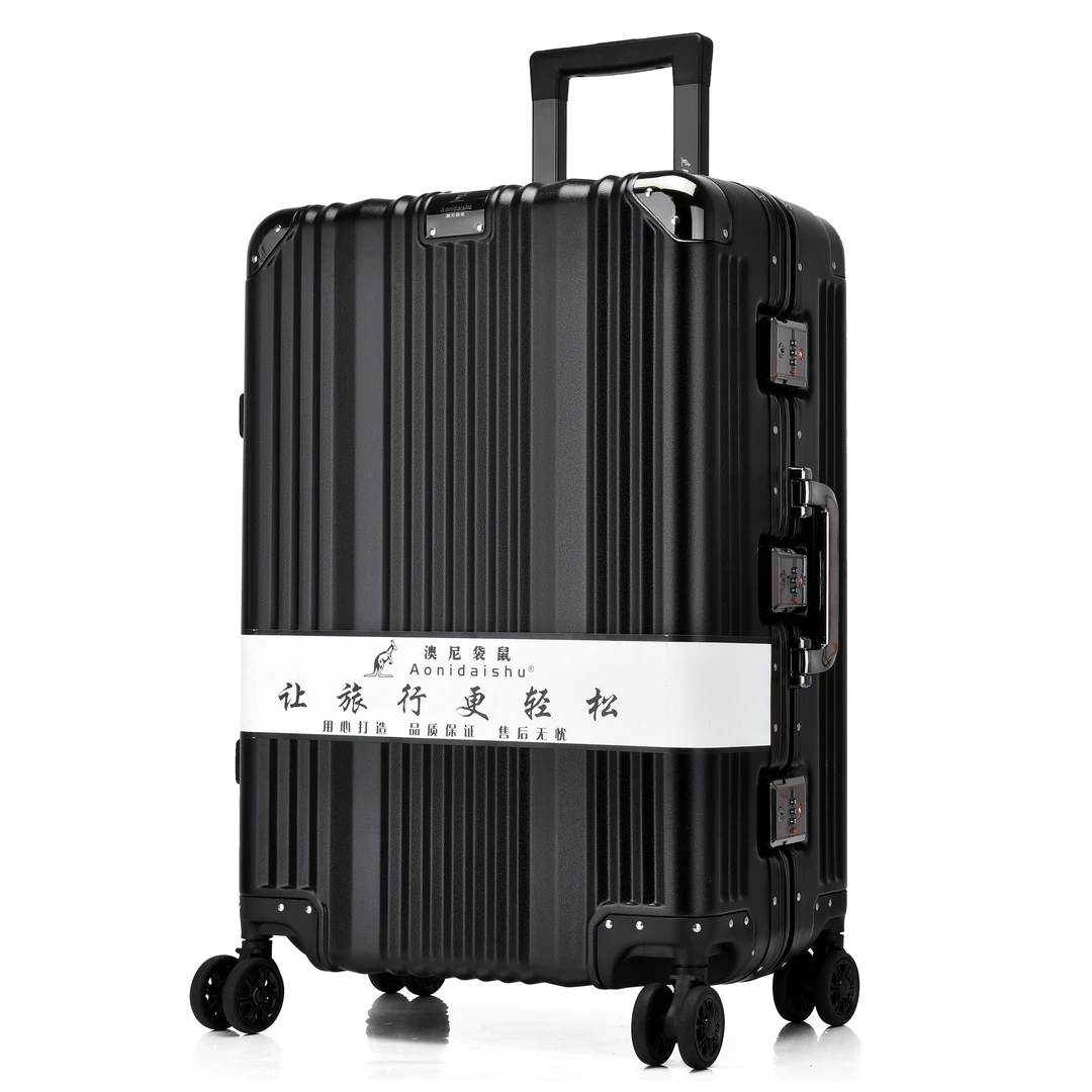 铝框拉杆箱高档万向轮学生男女旅行行李箱超轻登机行李箱高品质