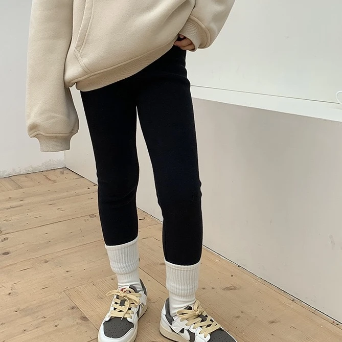 【熙熙TY】女童加绒打底裤秋冬外穿韩版童装小童洋气百搭女宝宝裤子