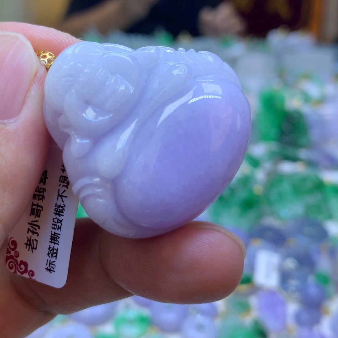 翡翠颈饰18K金镶嵌nvchufabnm