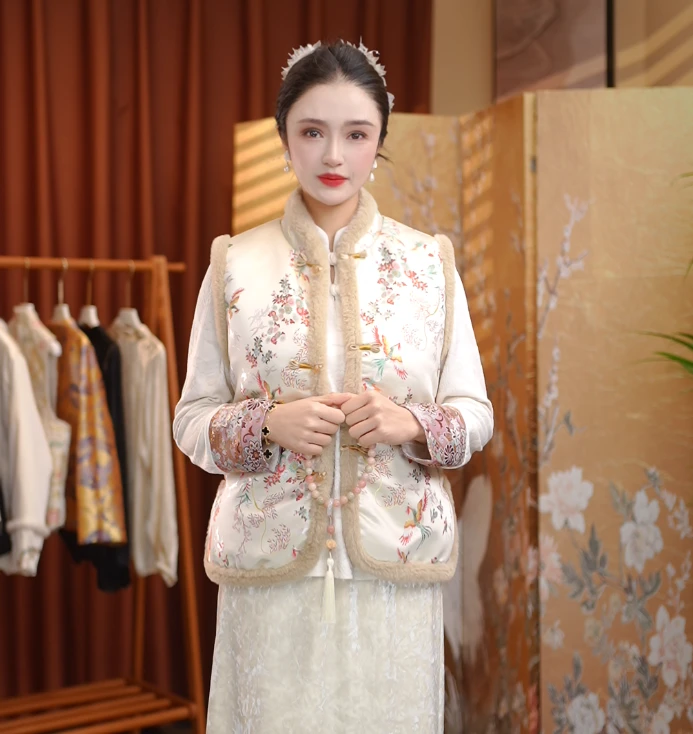 【霓裳】新中式国风气质百搭高端霓裳彩凤马甲