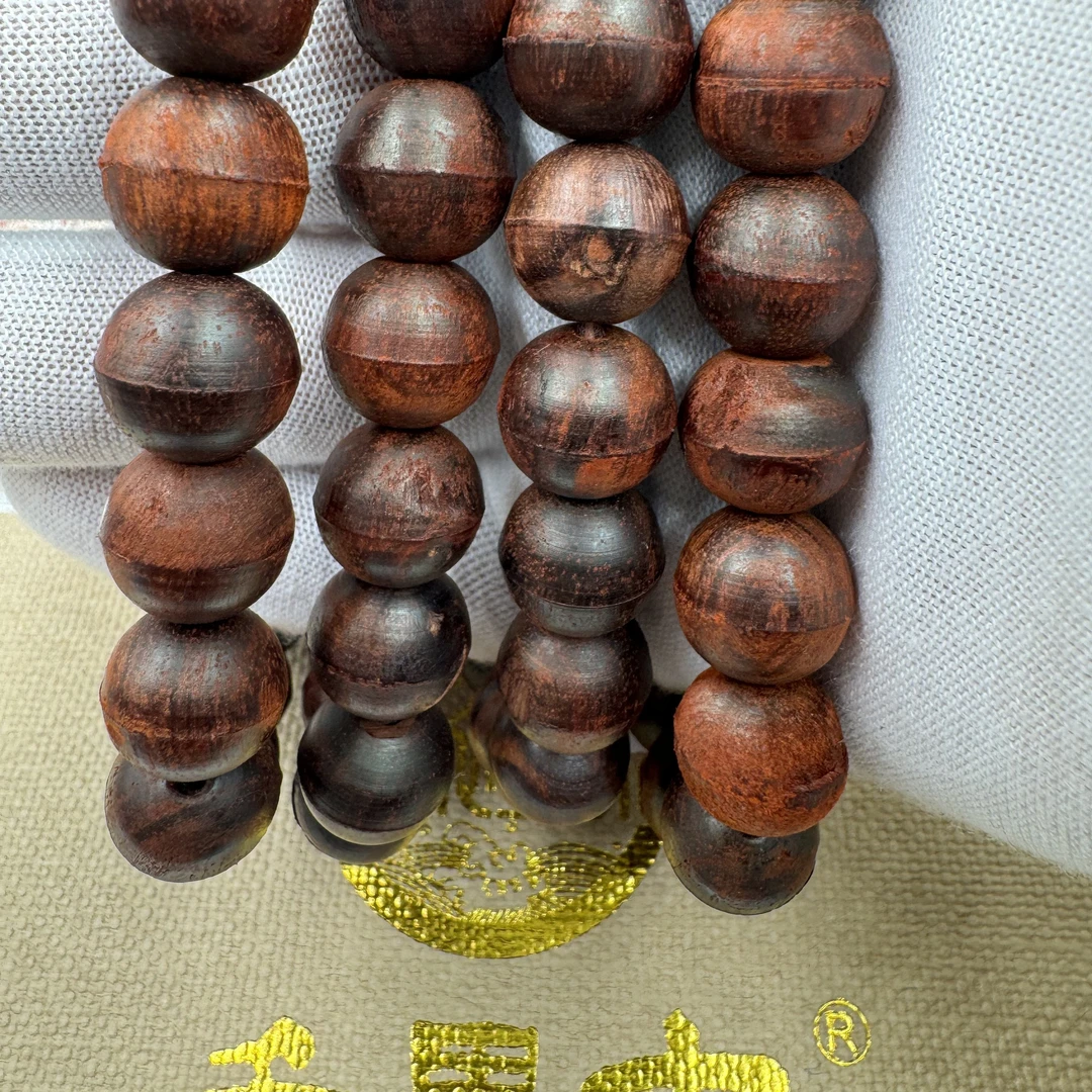 千里木品牌檀香紫檀毛坯珠串108颗