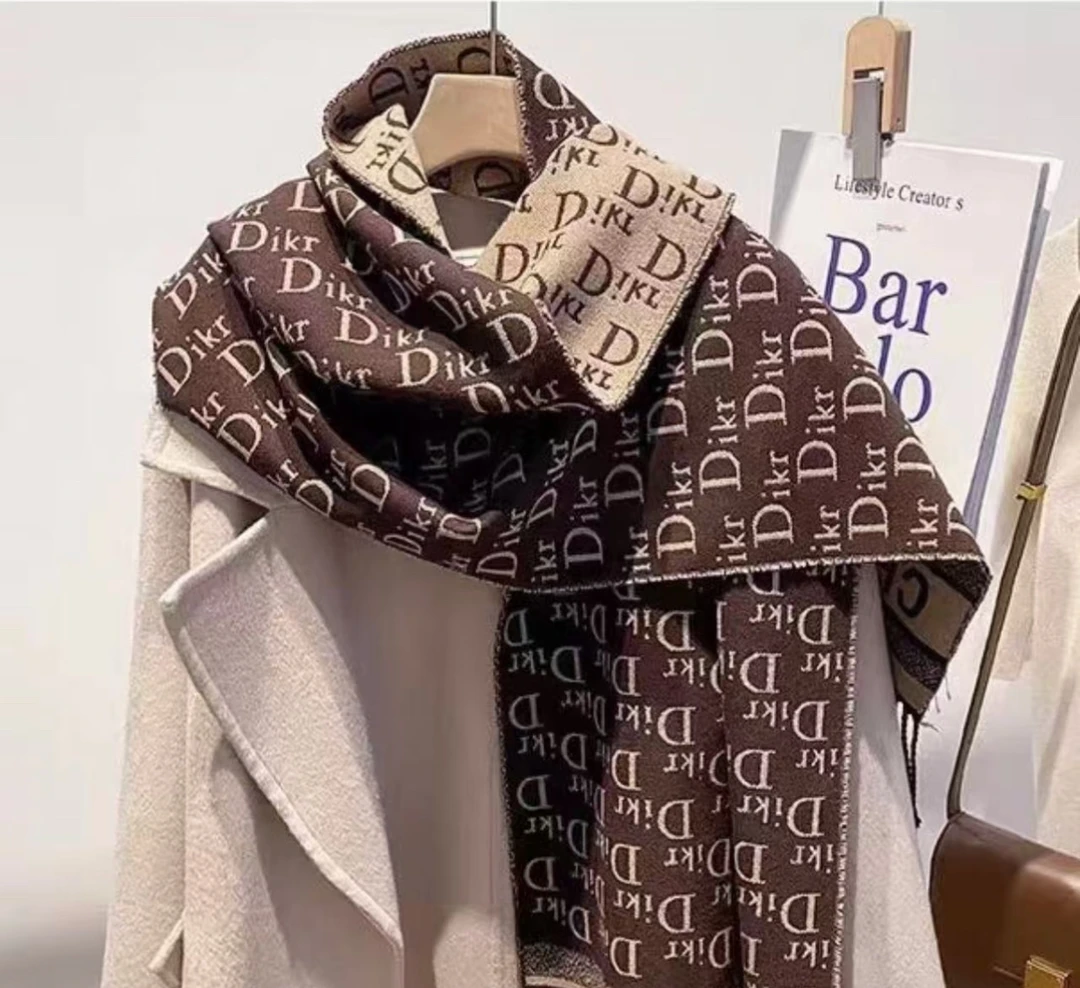 D双面毛百搭围巾