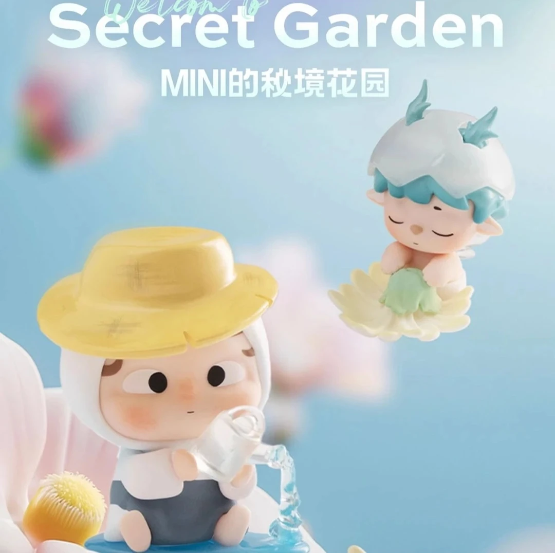 【拆盒】黑玩三代盲盒秘境花园萌粒潮玩潮流幸运发光小精灵杂货铺