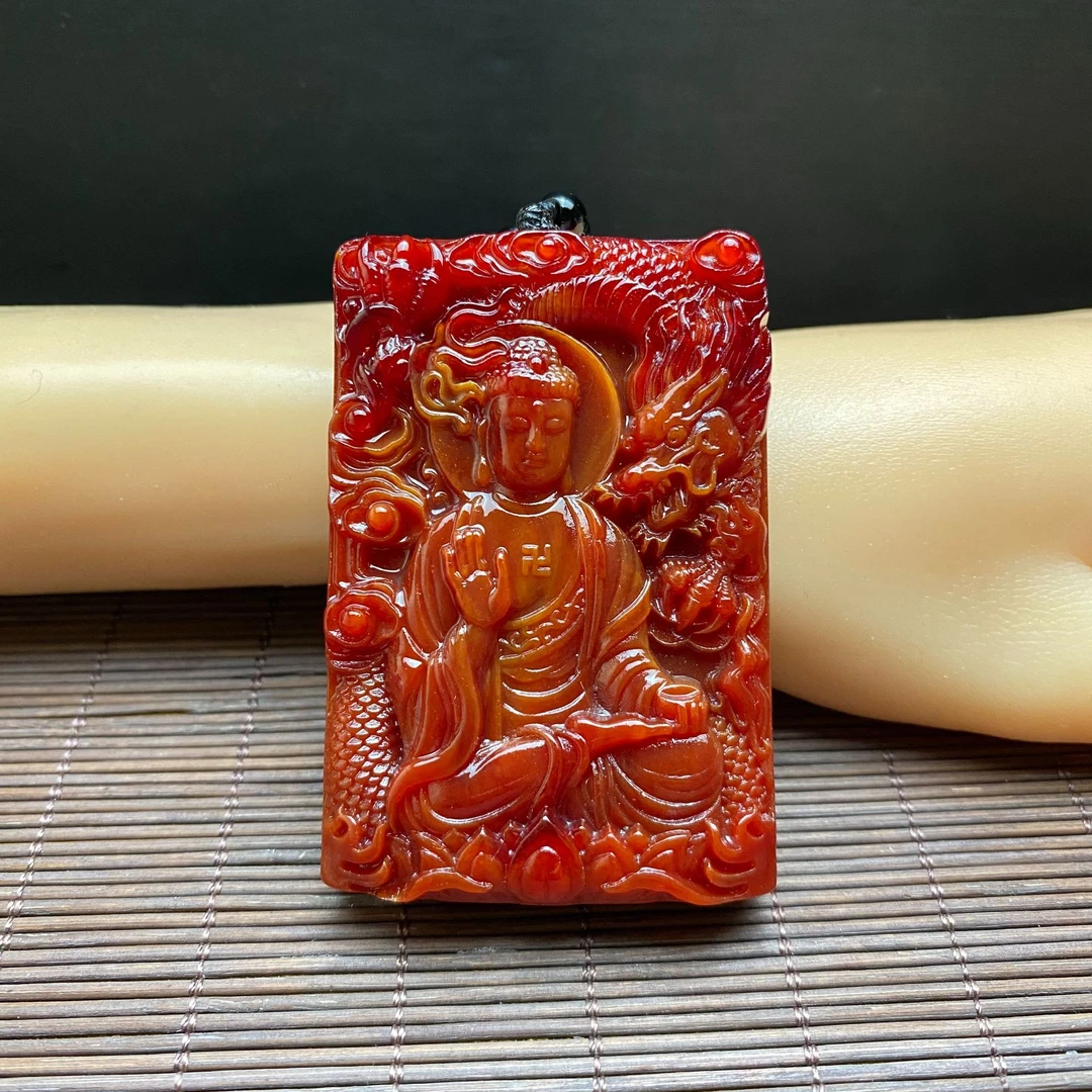 29号【粉丝福利】特色手工艺大日如来牌吊坠