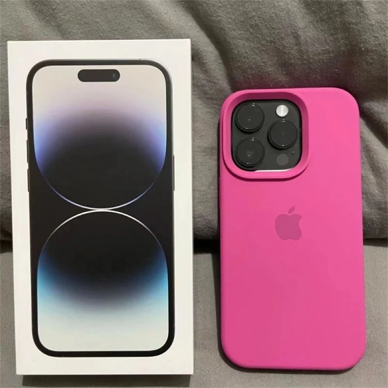 适用iPhone13手机壳苹果15promax液态硅胶12简约11软高xr防摔14套