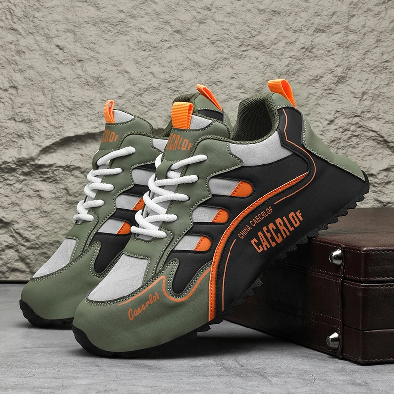 男鞋冬季2024新款休闲旅游鞋子潮鞋百搭软底跑步运动鞋男士老爹鞋
