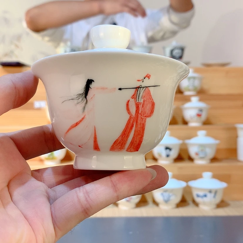 【闪购商品】陶瓷陶瓷盖碗