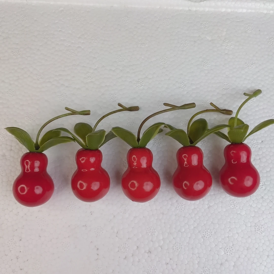 老鸦柿金弹子葫芦仿真果（11个一件）注！拍品不含树，金弹子盆景