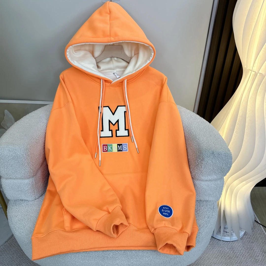 歌如虹品牌  时尚潮流均码加绒卫衣（180）